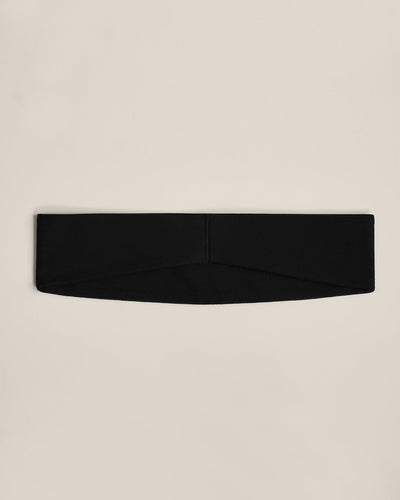 SoftMotion™ Headband with Grey Logo | Black