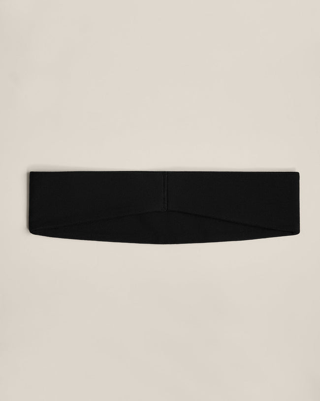 SoftMotion™ Headband with Grey Logo | Black