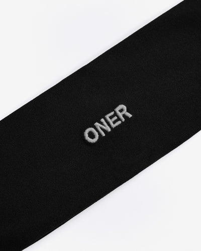SoftMotion™ Headband with Gray Logo | Black