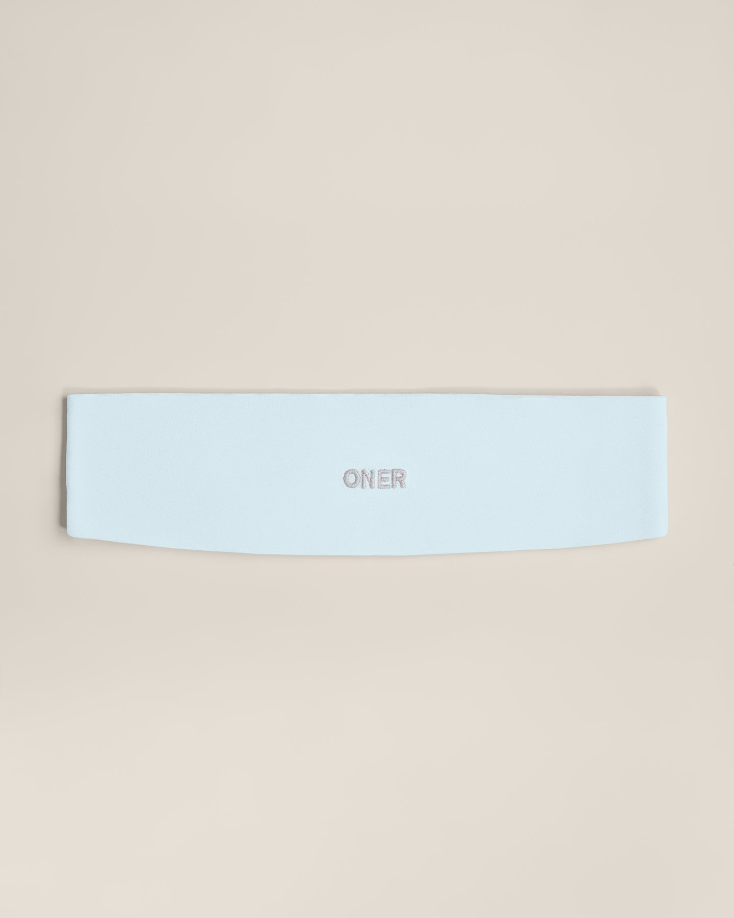 SoftMotion™ Headband with Grey Logo | Cloud Blue