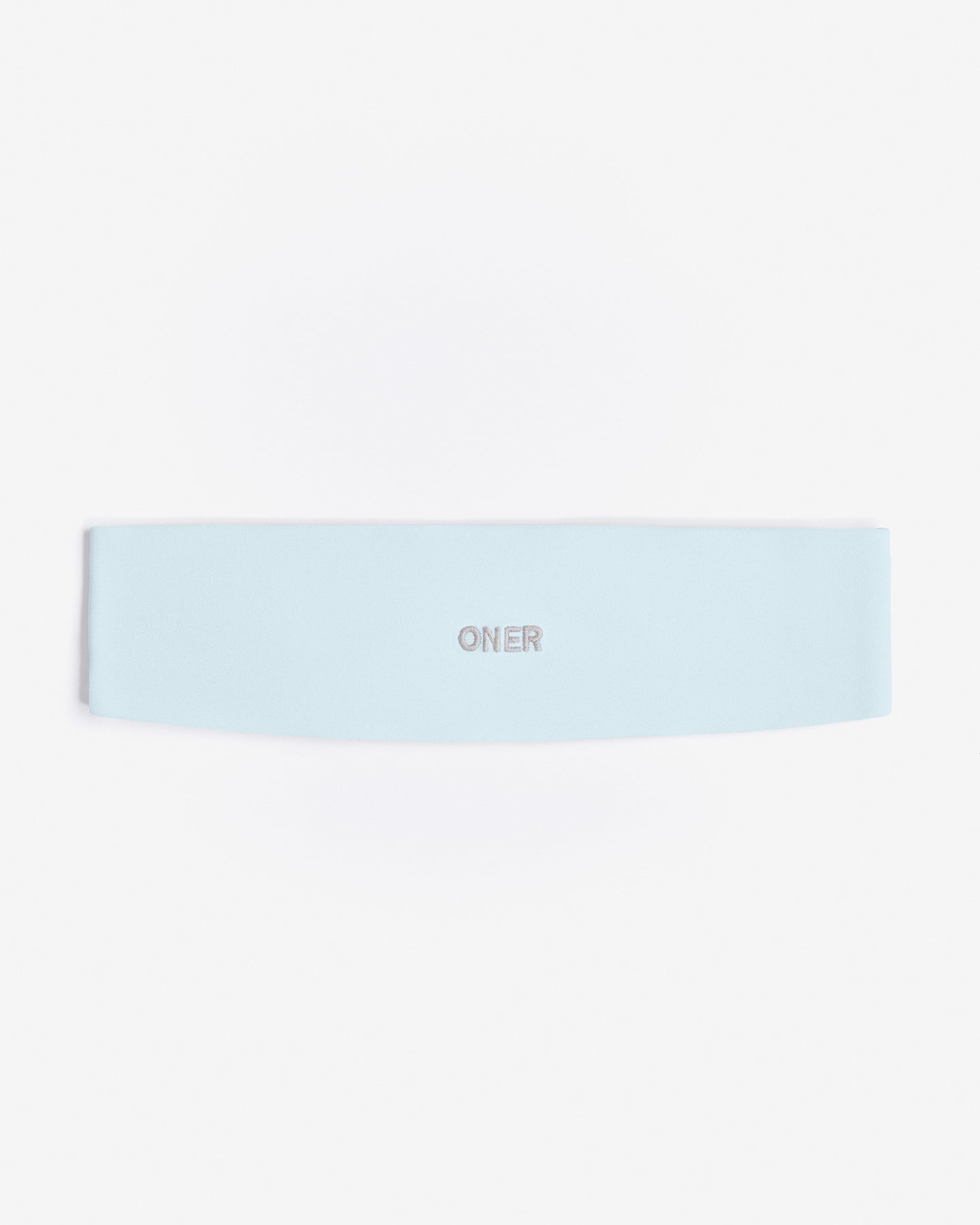 SoftMotion™ Headband with Grey Logo | Cloud Blue