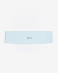 SoftMotion™ Headband with Grey Logo | Cloud Blue