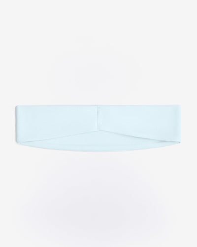 SoftMotion™ Headband with Grey Logo | Cloud Blue