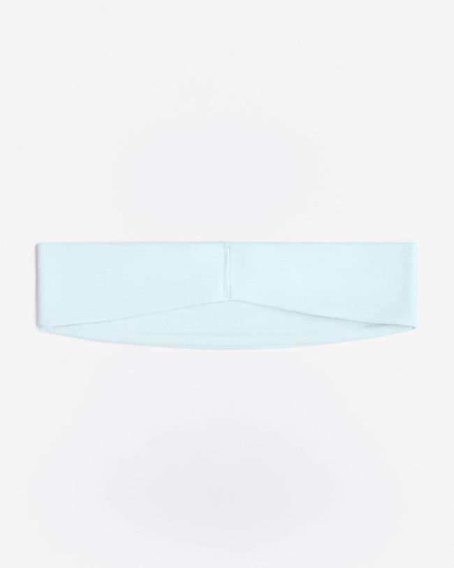 SoftMotion™ Headband with Grey Logo | Cloud Blue
