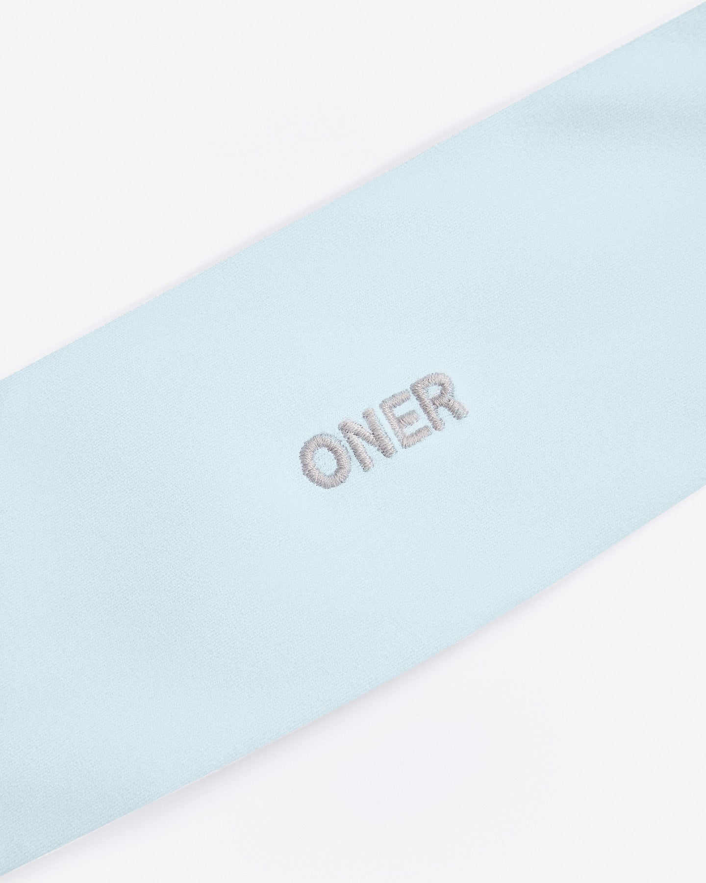 SoftMotion™ Headband with Grey Logo | Cloud Blue