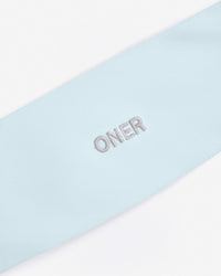 SoftMotion™ Headband with Grey Logo | Cloud Blue