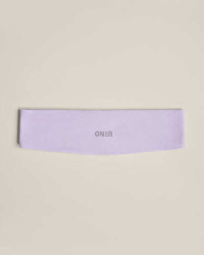 SoftMotion™ Headband with Grey Logo | Lavender Purple