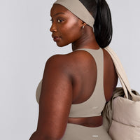 SoftMotion™ Headband with Grey Logo | Minky