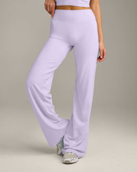 SoftMotion™ Straight Leg Bottoms with Grey Logo | Lavender Purple