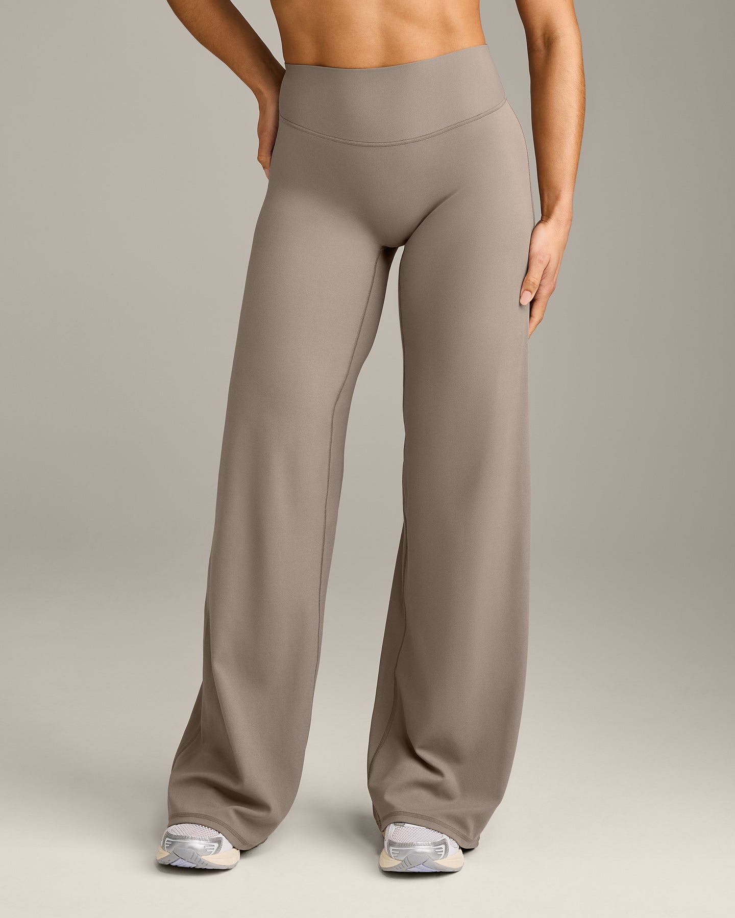 SoftMotion™ Straight Leg Bottoms with Grey Logo | Minky