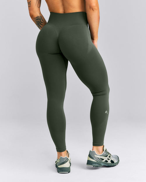 EnhanceLift™ Seamless High Rise Leggings | Dark Khaki
