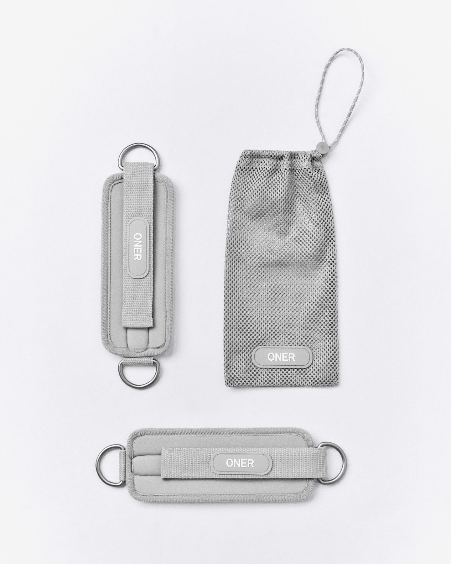 Ankle Straps New Branding | Platinum Gray