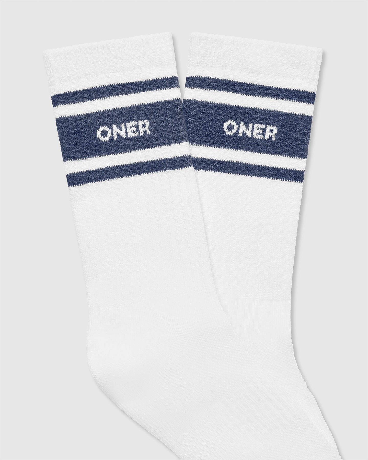 Varsity Long Crew Socks 1 Pack | White/True Blue