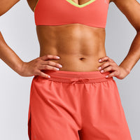 AirMove™ Lined Shorts 4" with Pocket New Branding | Light Charged Coral