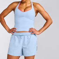 AirMove™ Lined Shorts 4" with Pocket New Branding | Powdered Blue