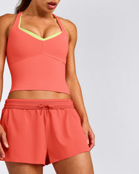 AirMove™ Lined Shorts 2" with Pocket New Branding | Light Charged Coral
