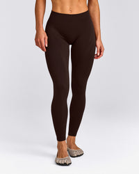 EnhanceLift™ Seamless Leggings with Grey Logo | 70% Cocoa