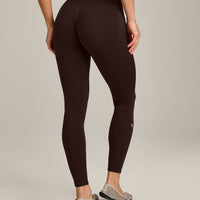 EnhanceLift™ Seamless Leggings with Grey Logo | 70% Cocoa