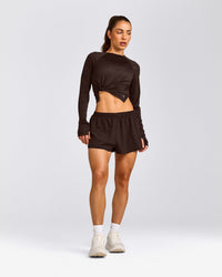 PrecisionMove™ Long Sleeve Top | 70% Cocoa