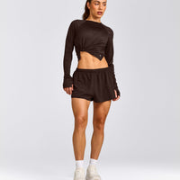 PrecisionMove™ Long Sleeve Top | 70% Cocoa