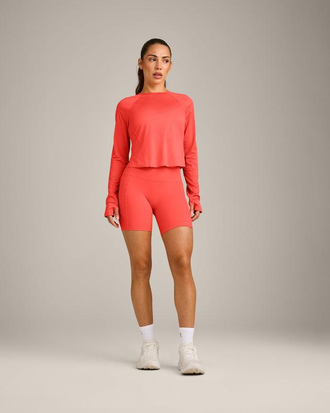 PrecisionMove™ Long Sleeve Top | Coral