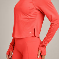 PrecisionMove™ Long Sleeve Top | Coral