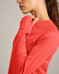 PrecisionMove™ Long Sleeve Top | Coral