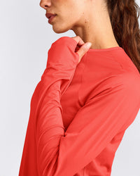 PrecisionMove™ Long Sleeve Top | Coral
