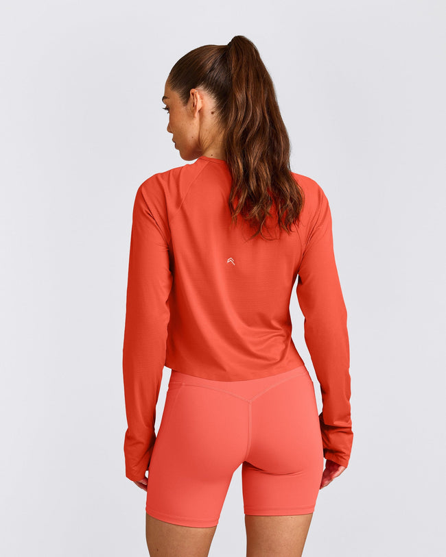PrecisionMove™ Long Sleeve Top | Coral