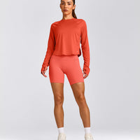 PrecisionMove™ Long Sleeve Top | Coral