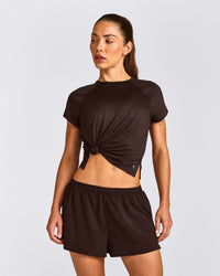 PrecisionMove™ Short Sleeve Top | 70% Cocoa