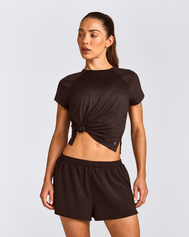 PrecisionMove™ Short Sleeve Top | 70% Cocoa