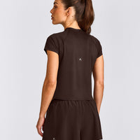 PrecisionMove™ Short Sleeve Top | 70% Cocoa