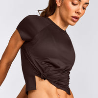 PrecisionMove™ Short Sleeve Top | 70% Cocoa