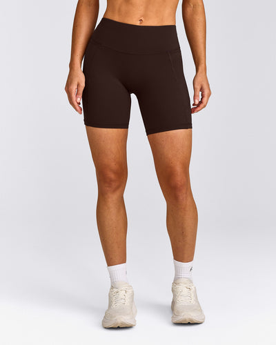 UnifiedMove™ Pocket Shorts 6" with Bonding with Reflective Logo | 70% Cocoa