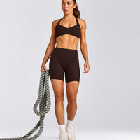 UnifiedMove™ Pocket Shorts 6" with Bonding with Reflective Logo | 70% Cocoa