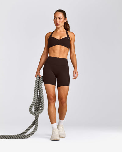 UnifiedMove™ Pocket Shorts 6" with Bonding with Reflective Logo | 70% Cocoa