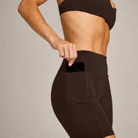 UnifiedMove™ Pocket Shorts 6" with Bonding with Reflective Logo | 70% Cocoa