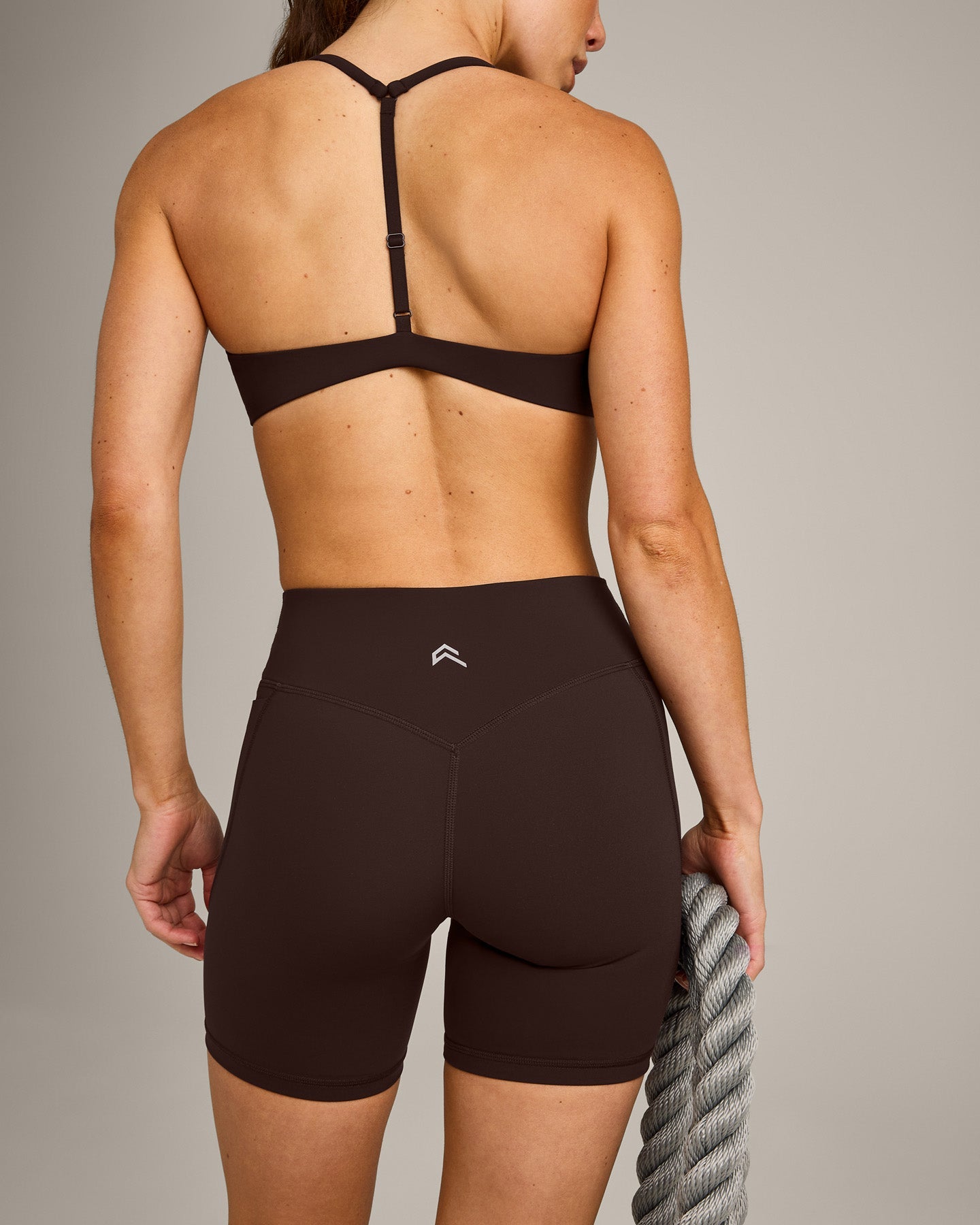 UnifiedMove™ Pocket Shorts 6" with Bonding with Reflective Logo | 70% Cocoa