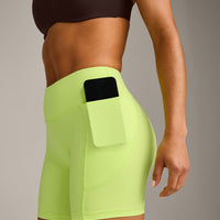UnifiedMove™ Pocket Shorts 6" with Bonding with Reflective Logo | Citrus Green