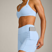 UnifiedMove™ Pocket Shorts 6" with Bonding with Reflective Logo | Powdered Blue