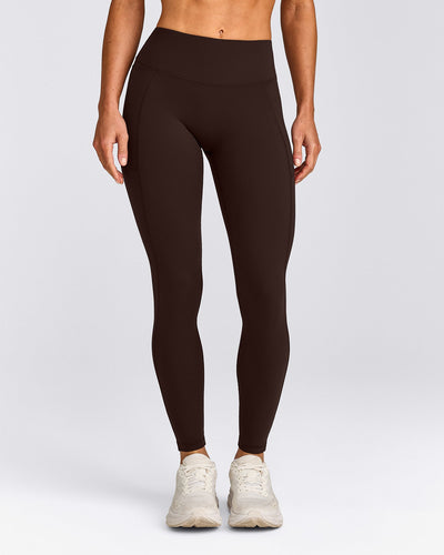 UnifiedMove™ Pocket Leggings with Bonding with Reflective Logo | 70% Cocoa