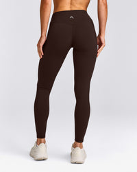 UnifiedMove™ Pocket Leggings with Bonding with Reflective Logo | 70% Cocoa