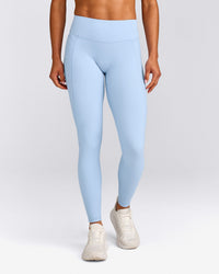 UnifiedMove™ Pocket Leggings with Bonding with Reflective Logo | Powdered Blue