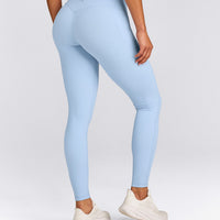 UnifiedMove™ Pocket Leggings with Bonding with Reflective Logo | Powdered Blue