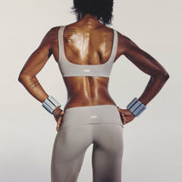SoftMotion™ Fold Over Mid Rise Straight Leg Pants | Zinc Gray