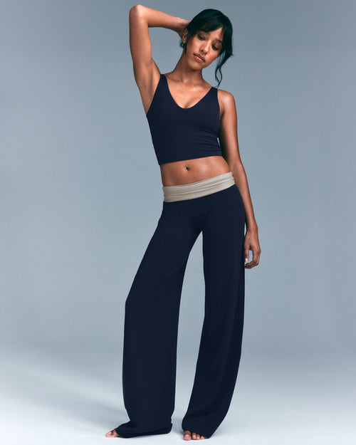 SoftMotion™ Straight Leg Pants | True Blue