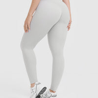 Timeless High Waisted Leggings | Light Grey