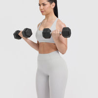 Timeless High Waisted Leggings | Light Grey
