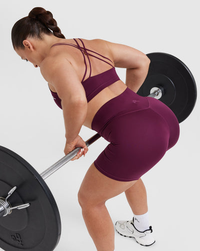 Timeless High Waisted Shorts 6" | Ripe Fig